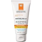 La Roche-Posay Anthelios 60 Body Milk Melt-In Sunscreen Lotion for Face and Body, Water Resistant with SPF 60, 5 Fl. oz.