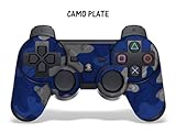 Protective Skin for Playstation 3 Remote Controller - Camoplate Blue