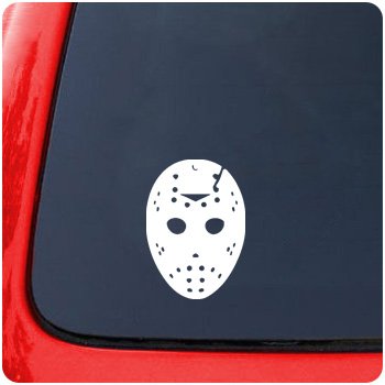 Jason Voorhees Hockey Mask Friday the 13th Decal Sticker Movie Halloween
