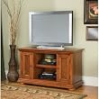 Home Styles Homestead TV Stand in Distressed Warm Oak Finish