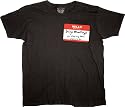 The Princess Bride Classic Action Comedy Movie - Hello My Name Is Inigo Montoya Prepare to Die - Adult Black T-shirt Tee Shirt