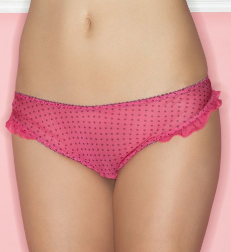Ceriso Nouveau Rose Spot Print Bikini Knickers