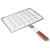 Charcoal Companion Platinum Rectangle Flexi Grilling Basket