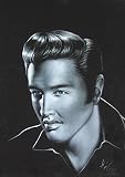Velvet Elvis Presley Painting Picture Art Deco Image Decoration Collectible Fans