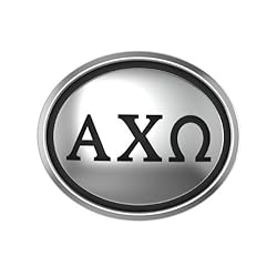 Alpha Chi Omega Oval Sorority Bead Fits Most Pandora Style Bracelets Including Pandora Chamilia Biagi Zable Troll and More. Officially Licensed High Quality Exclusive Bead in Stock for Immediate Shipping