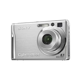 Sony DSCW90 Digital Camera (8.1MP, 3.0 Optical Zoom) 2.5'' LCD - Silver