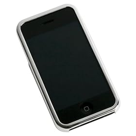 Gilty Couture Silver-Plated Smooth Faceplate for iPhone 1G