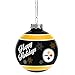 Forever Collectibles 2016 Christmas Holiday Glass Ball Ornament - Pittsburgh Steelers