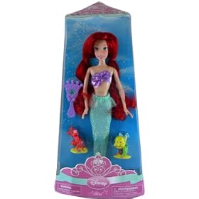 Disney Princess Ariel Doll Playset - Littlie Mermaid Figure Doll