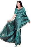 Aqua Malai / Art Silk Indian Sari