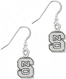North Carolina State Wolfpack School Charm Earrings