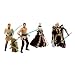 Star Wars Year 2005 Battle Packs Series 5 Pack 4 Inch Tall Action Figure Set - JEDI vs SITH with General Grievous with Blaster Pistol and Blue Lightsaber; Anakin Skywalker with Blue Lightsaber, Obi-Wan Kenobi with Blue Lightsaber; Asajj Ventress with 2 Red Lightsaber and Yoda with Green Lightsaber Plus Bonus Stormtrooper Snap-On Armor, Helmet, Uniform Outfit and Lance_s-2