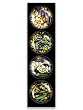 iPop Clicks Tiffany Glass Pond 4-Pack Magnet Set