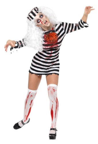 Zombiekostüm für Damen Sträfling