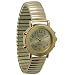 Ladies Tel-Time Gold-Colored Talking Watch with Golden Expansion Band