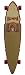 Santa Cruz Oly Totem Cruzer Skateboard (43.5x10.0-Inch)