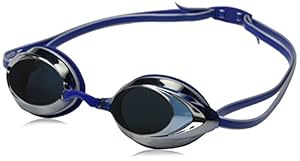 Speedo Vanquisher 2.0 Mirrored Swim Goggle, Silver/Blue