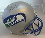 Steve Largent Autographed Seattle Seahawks Full Size Helmet w/"HOF 95" at Amazon.com
