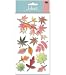 Vellum Dimensional Stickers-Fall Leaves