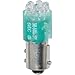 Dialight 586-6402-201F, Lamp; LED; T-3 1/4; Mini Bayonet(BA9s); Green; Clear; 6V; 70mA; 3400mcd; 100K Hrs; NonPol