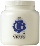 Pro Art White Acrylic Gesso, 32-Ounce