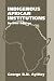 Book Indigenous African Institutions
