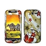 Electromaster(TM) Brand - Red Gold Flower Rubberized Design Crystal Hard Sk ....