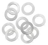 Precision Brand 1/2 I.D. x 3/4 O.D. x 0.005 Steel Arbor Shim (Pack of 10)