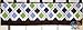 GEENNY Window Valance For Boutique Blue Brown Diamond 13 PCS Crib Bedding Set