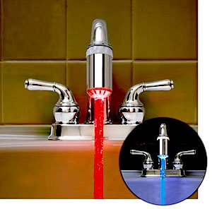 Temperature Controlled Faucet Light