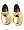 L'Amour Gold Ballet Bow Shoes 6