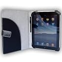 ABZ-S Leder Tasche im Book-Style für iPad + STYLUS