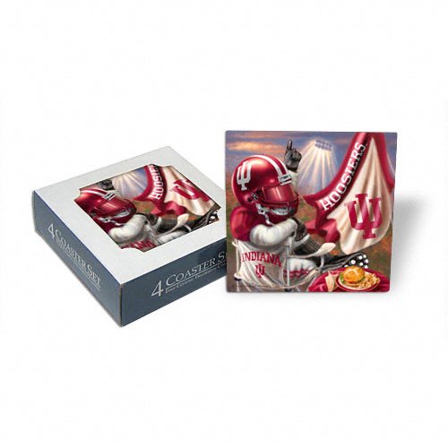 Indiana Hoosiers Tailgate Set of 4 Coasters