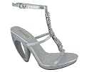 RHINESTONE T-STRAP CUT-OUT HEEL