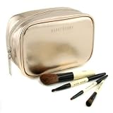 Copper Diamond Cosmetic Bag with Mini Brushes - 4pcs+1bag