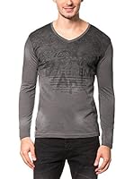 AMERICAN PEOPLE Camiseta Manga Larga Timon (Carbón)