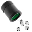 Dice Cup - Leather Looking Vinyl - Felt Lined Interior