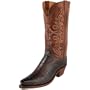1883 by Lucchese Women's N4064 5/4 Western Boot,Chocolate Matte/Tan Burnish,6.5 B(M)US