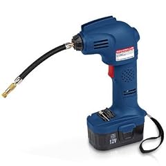 Akku Luftpumpe Druckluftpumpe 12V im Koffer - POW 5623