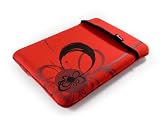 E-volve reversierbare Neopren / Neoprenschutzhülle Hülle Tasche Sleeve case für Notebook / Laptop / Netbook- 'Flare' design - in Größe 10 Zoll / 10
