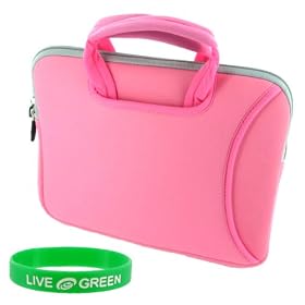 HP 2140 Mini Netbook 10.1-inch Tote Neorpene Sleeve Case - Pink