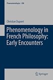 Phenomenology in French philosophy : early encounters