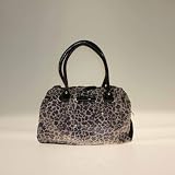 Womens Beautiful Purple Evening Handbag with Front and Back Sequins Detail.