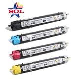 (B, C, M, Y) 100% Brand NEW Compatible High Yield Toner Cartridges Combo for Use in Dell 5100cn