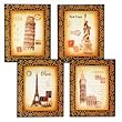 Lauren City Landmark Antique Look Wooden Plaque