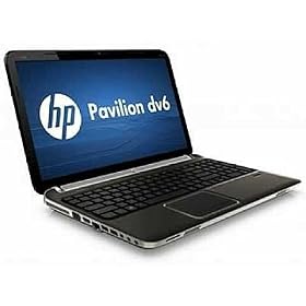 Laptop Notebook HP Pavilion dv6t 15.6 Laptop Windows 7 Home Premium 64 bit 2nd Generation Intel Core i5 2410m 6GB DDR3 Ram 500GB Hard Drive Blu ray Player Supermulti DVD Burner Webcam Fingerprint Reader Dark Umber