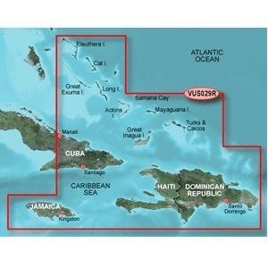 New-GARMIN VUS029R SOUTHERN BAHAMAS BLUECHART G2 VISION - 30375