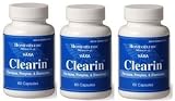 Clearin ~3 Bottles 60 Capsules per Bottle~ All New Natural Acne Treatment Best Selling Adult Acne Treatment