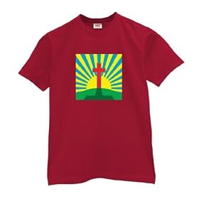 Cross In Sunlight - Mens Vintage T-Shirt