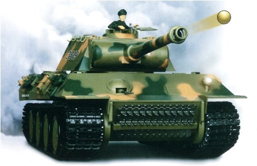 Childrens Toyshop  Toys : UKayed Radio Controlled Smoking BB German Panther Tank